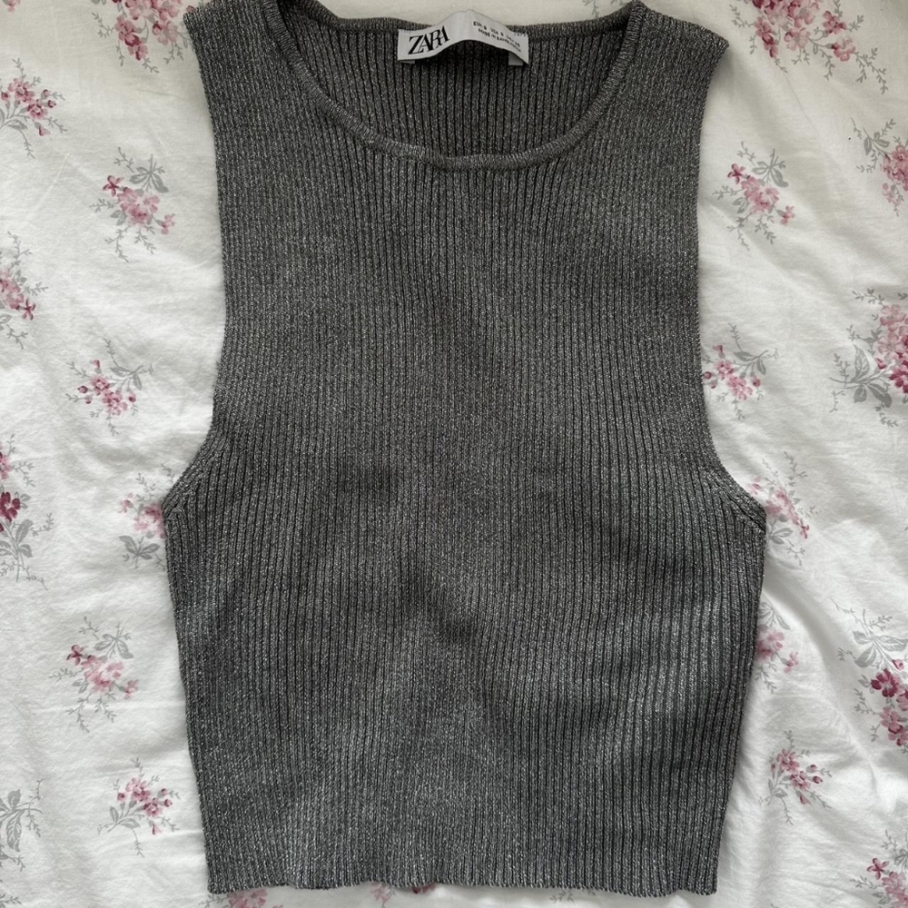 Zara Gray Tank Top